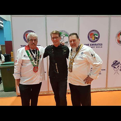 Chef Uwe Micheel, VITO CEO Andreas Schmidt and WACS President Thomas Gugler